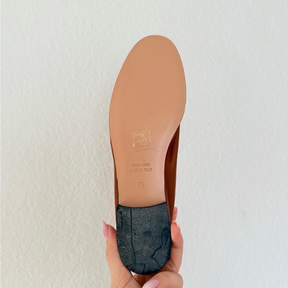 Bianca Di Elegant Brown Leather Loafers SZ 36 - Picture 3 of 6